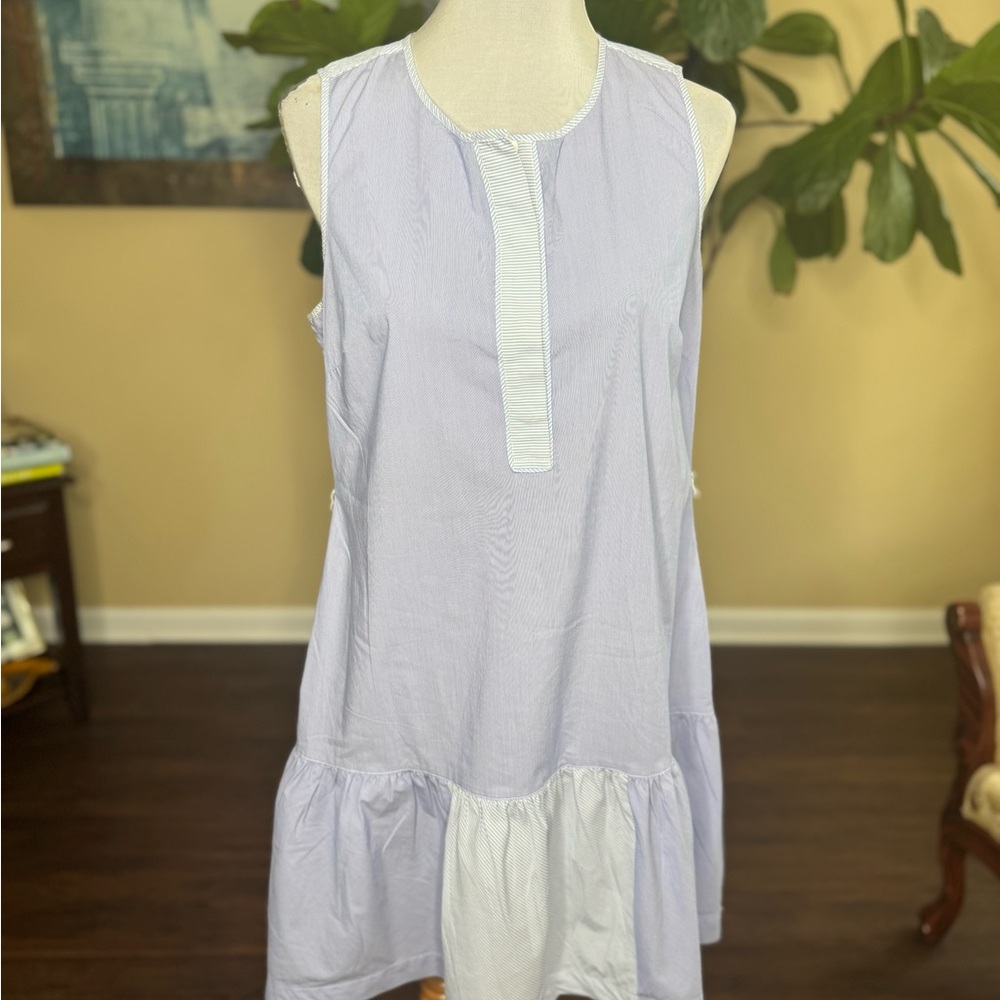 Vineyard Vines Blue and White Striped Dress
